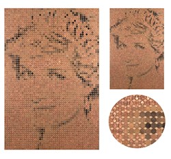 Diana by Ed Chapman - Original Mosaic sized 32x47 inches. Available from Whitewall Galleries